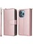 iPhone 14 Pro Max Pu Deri Cüzdan Telefon Kılıfı 9 Kart Tutucu Yuvaları Manyetik Kapatma Fermuar Cep Stand Çizme ile Kapak Kapağı (Yurt Dışından) 1