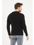 Erkek Siyah Nevrüllü Bisiklet Yaka Triko Kazak 3