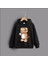 Erkek Çocuk Teddy Bear Baskılı Kapüşonlu Sweatshirt 1