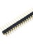 1X40 Pin Precision Erkek Header Tek Sıra 2.54MM 180 Derece Altın Kaplama 5