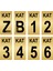 Apartman Bina Kat Numarası Levhası 5X10 cm Altın Renk 1
