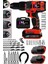 Alman Technology Fast Series 58 V 8 Ah Samsung Çift Akülü Seri Vidalama Matkap + Yardımcı Set 1