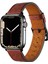 Apple Watch 7 6 Se 5 4 3 2 1 - 41 / 40 / 38 mm Uyumlu Suni Deri Kordon Kayış Watch Band / Strap 2