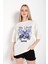 Kadın Butterflies Inspire Baskılı T-Shirt 1