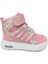 2021-B Kız Bebe Sneakers Bot Pembe Parlak 3
