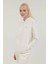 Kadın Sweatshirt Ekru 101339088 2W W-SN80 Basıc Hoodie 2pr 1