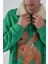 R-5679 Yaka Kürklü Ayı Baskılı 3 Ip Şardonlu Sweatshirt 4