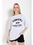 Kadın Hawkins Baskılı Oversize T-Shirt 1