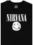 Nirvana Sarı Tasarım Siyah Tişört 2
