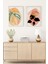 Ahşap Çerçeveli 2'li Minimalist Tablo 1