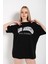 Kadın Los Angeles California Baskılı Oversize T-Shirt 2