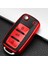 Bora Süperlüx Sustalı Anahtar Kılıfı A+ Kalite Kırmızı 1