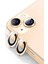 iPhone 12 Uyumlu Kamera Mercek Lens Için Koruyucu - Gold Renk 1