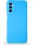 Samsung Galaxy M23 ile Uyumlu Kapak Içi Kadife Kamera Korumalı Lansman Silikon ile Uyumlu Kılıf - Mavi 1