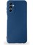 Samsung Galaxy M13 ile Uyumlu Kapak Içi Kadife Kamera Korumalı Lansman Silikon ile Uyumlu Kılıf - Lacivert 1