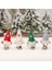 Yılbaşı Dekorları 4pcs Karikatür Kayak Noel Cnomes Noel Claus Bebek Yılbaşı Ağaç Süsleri Çocuk Hediye (Yurt Dışından) 3