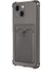 Apple iPhone 14 Plus Card Slot Shock Kılıf Füme 2