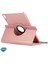 Apple iPad 10.nesil 10.9`` (A2696-A2757-A2777) 360 Rotating Stand Deri Rose Gold 4