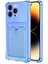Apple iPhone 14 Pro Max Card Slot Shock Kılıf Mavi 1