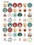 Mutlu Yıllar Sticker 3 cm 96 Adet Yeni Yıl Yılbaşı Sticker 1