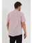 Erkek Hakim Yaka Yarım Patlı Ekoseli Kısa Kollu Slim Fit Gömlek Sg-K 21Y-4300602-1 4