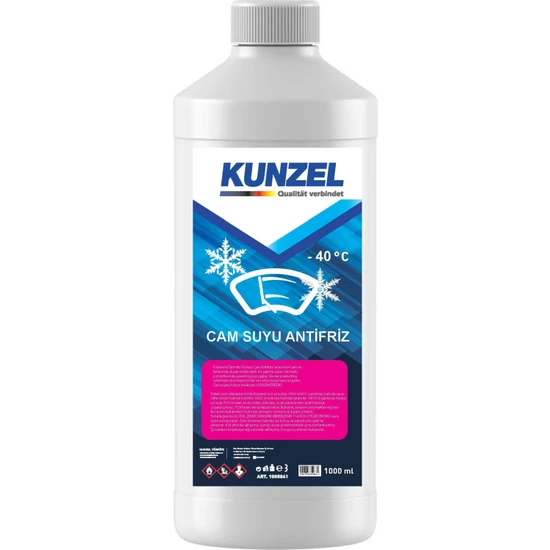 Kunzel Kışlık -40 Derece Cam Suyu Antifriz 1000 ml