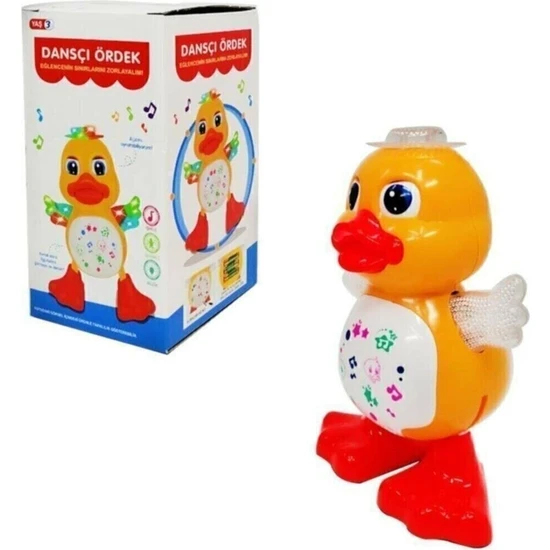 Can Ali Toys Pilli Işıklı Müzikli Danscı Ördek Oyuncak 81405