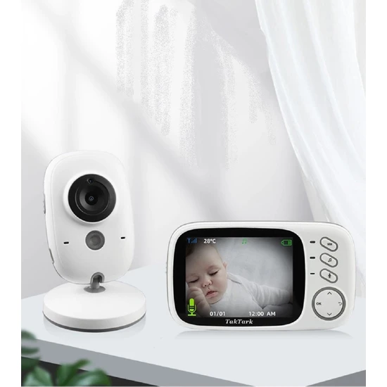 Seçkin Hediyelik 3,2 Inç Kablosuz Bebek Izleme Monitörü Bebek Güvenlik Kamerası VB-603
