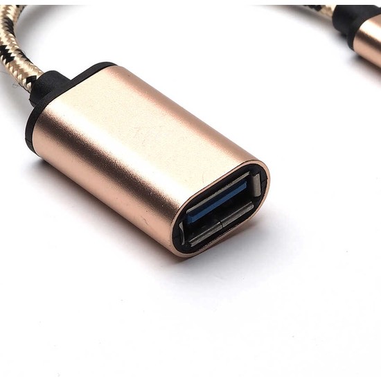 Usb Type C Otg Çevirici Adaptör Metal Kablolu Macbook Xiaomi Fiyatı 4336