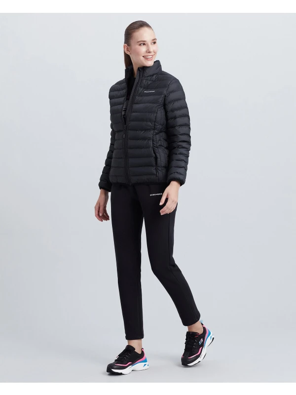 Skechers W Turtle Neck Essential Jacket Kadın Mont S212273-001