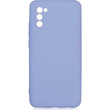 Eonaks Samsung Galaxy A02S Kılıf Kamera Korumalı Silikon Rubber Arka Kapak