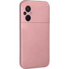 Microsonic Matte Silicone Xiaomi Poco M5 Kılıf Rose Gold