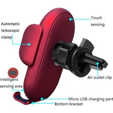 SZYKD Araba Tutucu Cep Telefonu Kablosuz Şarj Cihazı (Yurt Dışından)