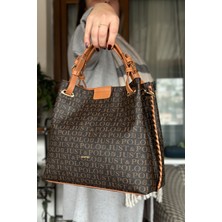 Just Polo Kadın Örgülü 4 Bölmeli Omuz Çantası ve El Çantası GD92180