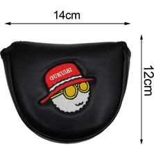Zwinz Golf Kafa Kapağı Dayanıklı Taşınabilir Kapalı Kulüp Başlık Koruma Kolu Seyahat Tokmak Siyah (Yurt Dışından)