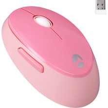 Everest Round KM-6282 Pembe Kablosuz Q Multimedia Klavye + Mouse Set