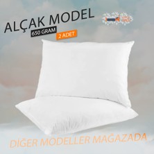 Silikon Dolgulu Yastık - Puffy Soft Yastık - 2 Adet Yastık