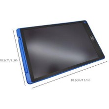 Torima Writing Tablet LCD 12 Inç Dijital Kalemli Çizim Yazı Tahtası Mavi