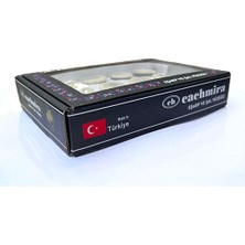 Cachmira Eşarp Şal Yüzüğü Ahşap Model Krem