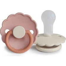 Frıgg Daisy Ikili Silikon Emzik - Biscuit/cream 6-18 Ay