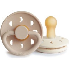 Frıgg Moon Phase Ikili Kauçuk Emzik - Cream / Croissant 6-18 Ay