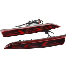 Gorgeous Hyundai Accent 2017-2019 İçin LED Arka Tampon Reflektör Fren Işık Sis Işık Lambası Gösterge Işıkları Arka Lambaları (Yurt Dışından)