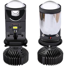 Gorgeous 60 W/çift Lamba H4 LED Mini Projektör Lens Otomobil Ampul 8000LM Dönüşüm Kiti Hi/lo Işın Far Rhd Lhd Sağ (Yurt Dışından)