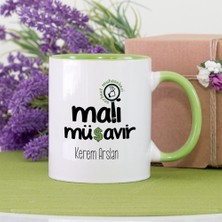 Kişiye Özel Yeşil Renkli Serbest Muhasebeci Mali Müşavir Kupa Bardak