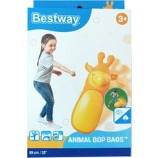 Bestway Bop Bags Zürafa Desenli Hacıyatmaz 89 cm Sulu Hacı Yatmaz