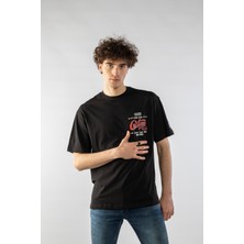 Don Q Shot Erkek Custom Baskılı Oversize Kısa Kollu T-Shirt