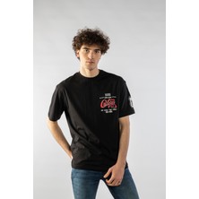 Don Q Shot Erkek Custom Baskılı Oversize Kısa Kollu T-Shirt