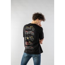 Don Q Shot Erkek Custom Baskılı Oversize Kısa Kollu T-Shirt