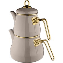 Bambum Robin Çaydanlık Takımı Karamel