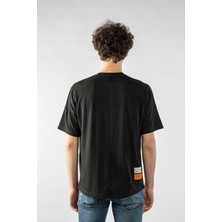 Don Q Shot Erkek Jakarlı Oversize Kısa Kollu T-Shirt